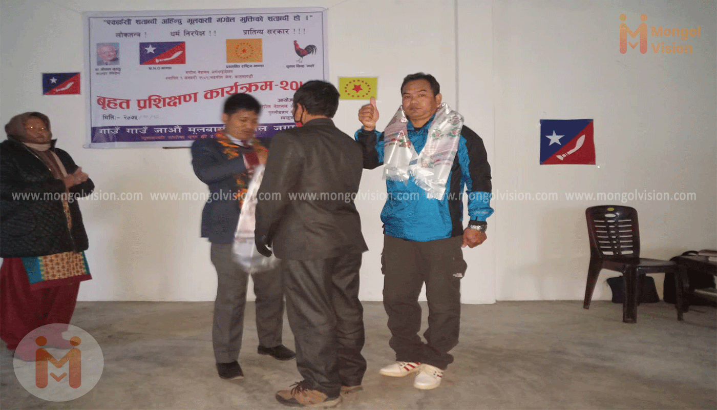 स्याङ्जा जिल्लाकाे पुतली बजारमा एम.एन.ओको बृहत  प्रशिक्षण सम्पन्न