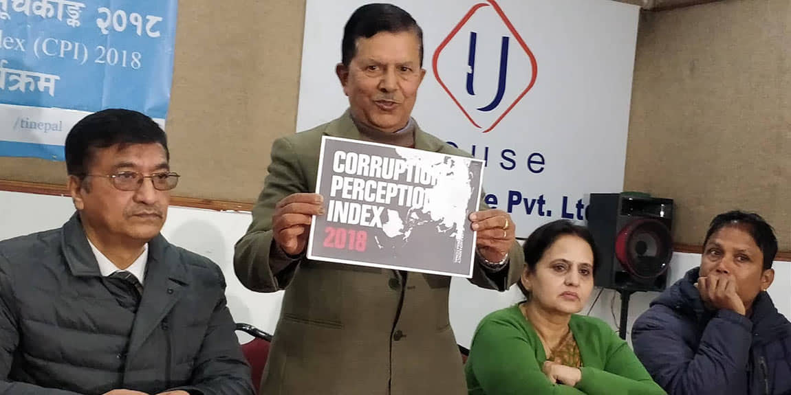दक्षिण एसियाकाे तेस्राे भ्रष्टचारी मुलुक नेपाल