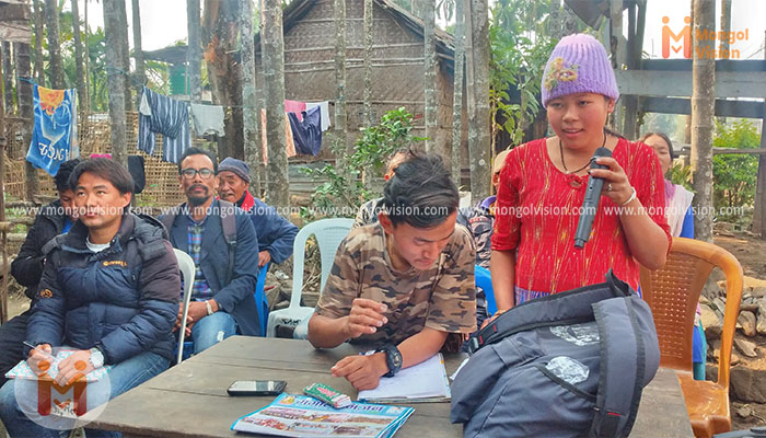 झापाको बुद्धशान्ती गाउँपालिकामा मंगोल राष्ट्रवाद सम्बन्धी प्रशिक्षण