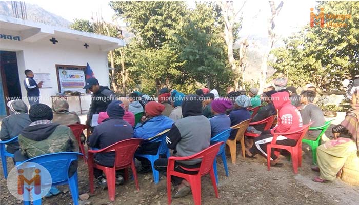 पाल्पाको माथागढि गाउँसभामा मंगोल राष्ट्रवाद विषयक प्रशिक्षण साथै टोल सभा गठन