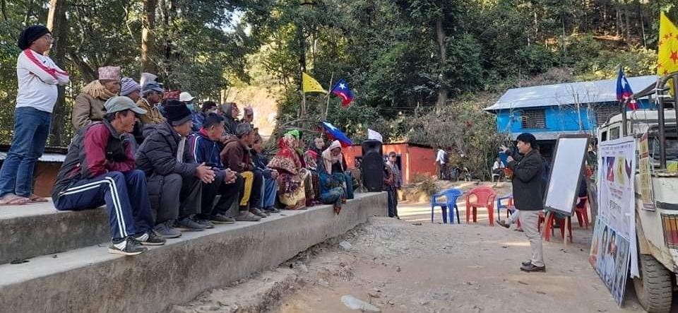 स्याङ्जाको चापाकोटमा मंगोलको प्रशिक्षण
