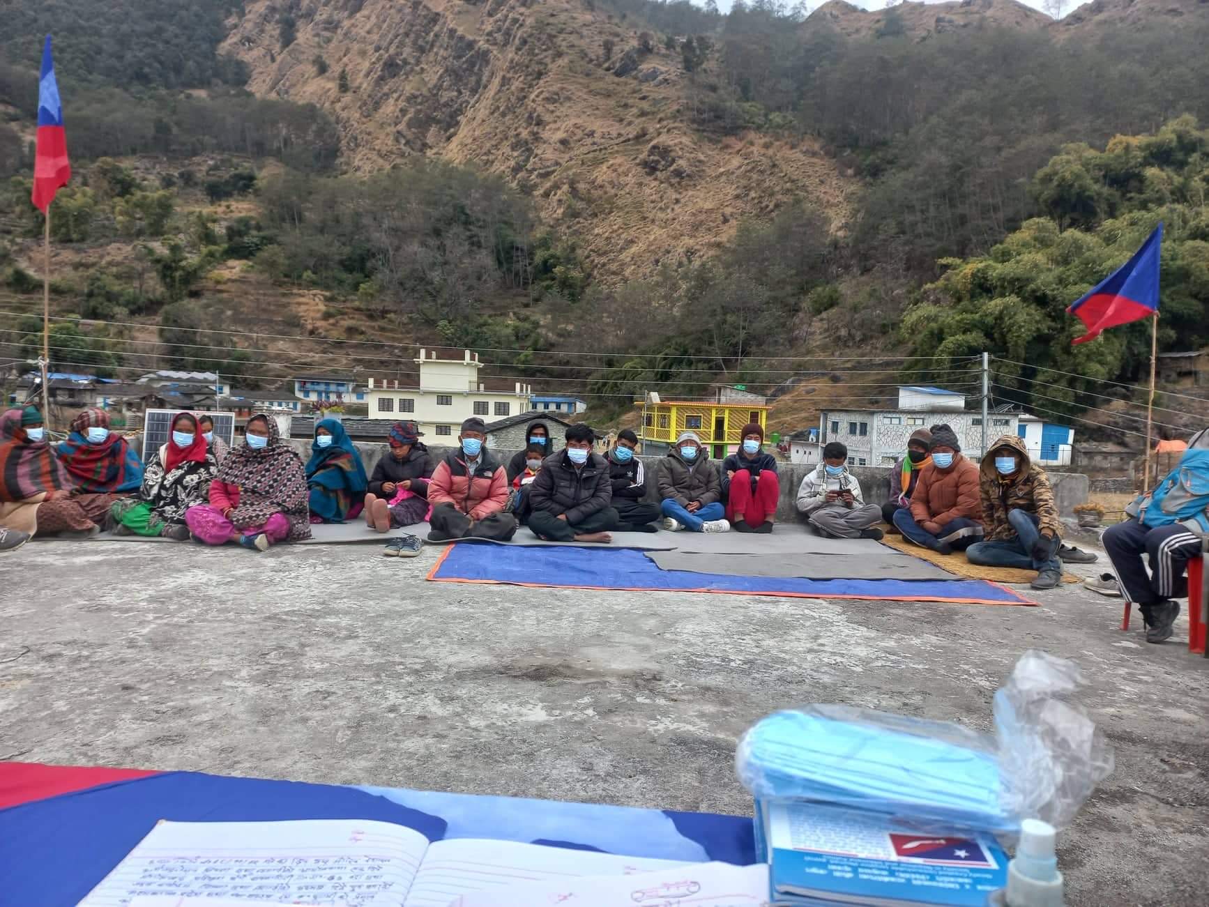 धवलागिरी गाउँपालिका ७ नं. वडा सभा गठन