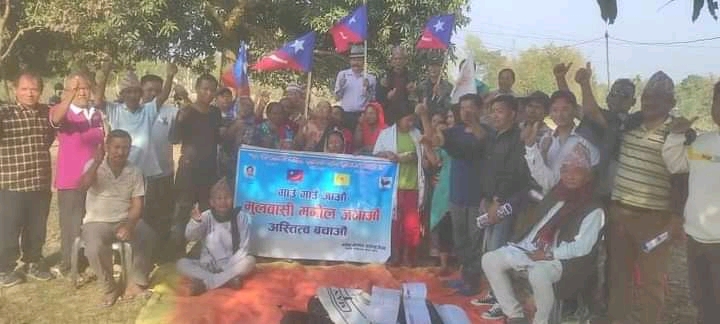 मोरङको नमुना चोकमा मंगोल प्रशिक्षण