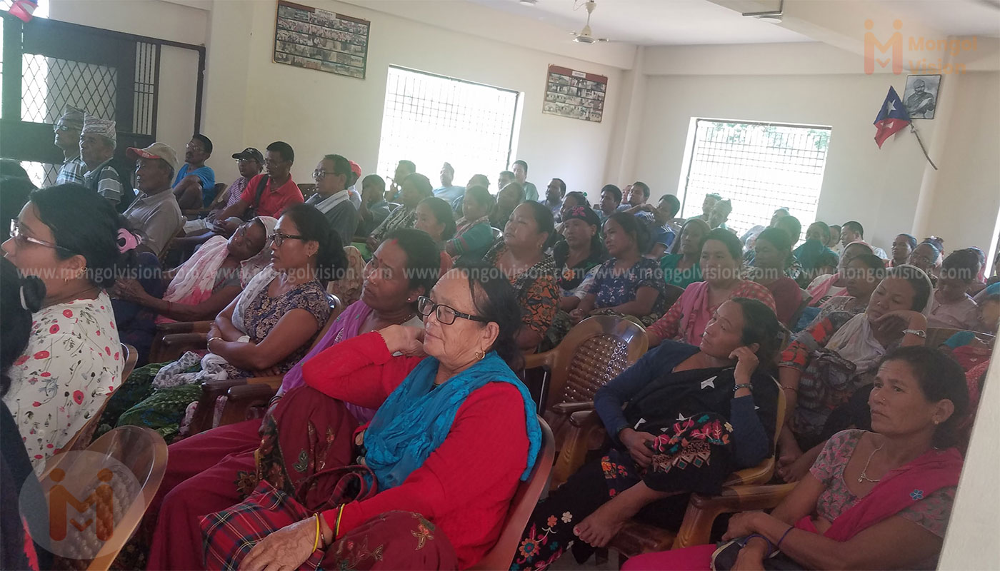 रूपन्देहीकाे सैनामैना नगरपालिका काे ७ नं वडा मा एम.एन.अाे काे सभा गठन