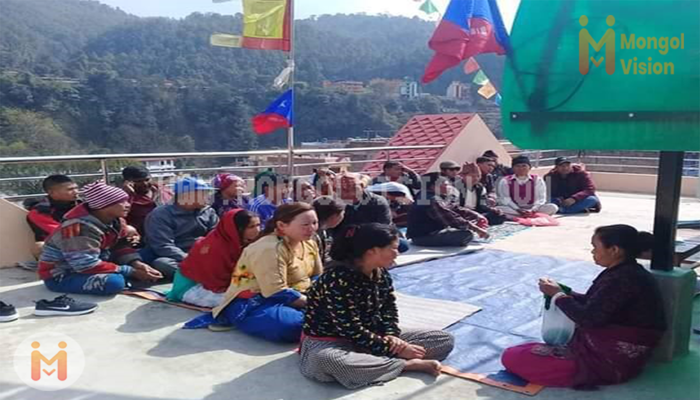 त्रिशुलीको ढाेरनिमा मंगोलको प्रशिक्षण